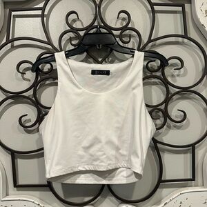 Women's White Crop Top